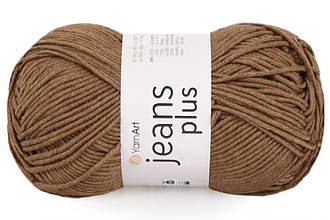 YarnArt Jeans Plus, Коричневий No40