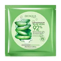 Успокаивающая тканевая маска для лица Bioaqua Soothing & Moisture Aloe Vera 92% с алоэ вера, 30 г