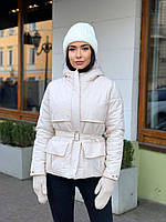 Куртка женская евро-зима на 200-м синтепоне 42-44,46-48 (3 цв.) "LARINA" недорого от прямого поставщика