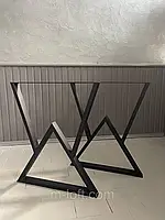 Опори для столу в стилі Лофт "Серія 10" ніжки металеві 2 шт