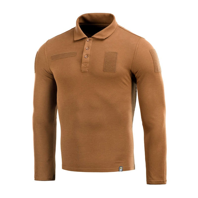 M-Tac поло тактичне довге рукав 65/35 Coyote Brown