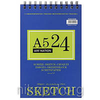 Скетчбук (альбом для малювання) SKETCH 24 листи А5