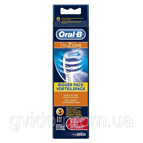 Купити Змінні насадки Oral-B Trizone EB30 (3 шт) зубна насадка орал би ...