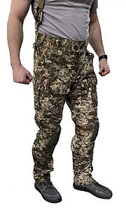 Тактичні штани з наколінниками Commander Світлий піксель, Військові тактичні штани з наколінниками піксель