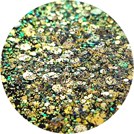 КРУПНИЙ ГЛІТЕР СУХИЙ ГОЛОГРАФІЧНИЙ MIX CHUNKY GLITTER 10 g, фото 1