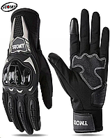 Мото перчатки SUOMY (черно-грифельные size XL)
