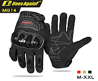 Мото перчатки ONES AGAIN (size:L, черные)