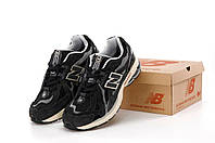 Мужские кроссовки New Balance 1906d (чёрные с серым) качественные спортивные осенние кроссы К14371