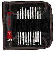 Набір комбінованих жал 11 предметів SL / PH / PZ / TORX® / HEX / Ball end HEX SYSTEM 6 Wiha 03591