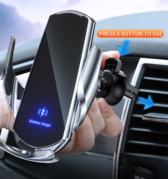 Автомобільний бездротовий зарядний пристрій тримач телефона в авто з бездротовою зарядкою 15 Вт пінгвін - фото 4 - id-p1960230063