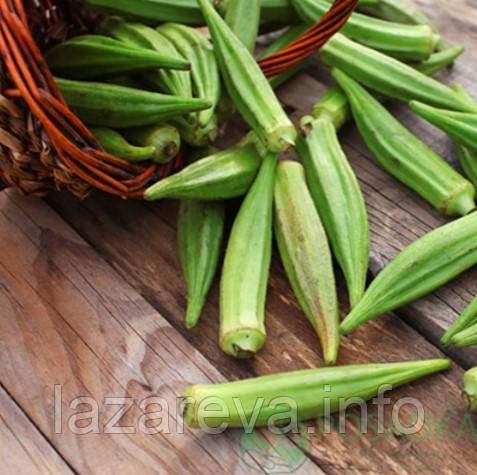 Насіння бамії Діброва 2 г, фото 1