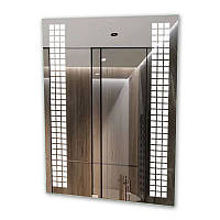 Зеркало для ванной с LED подсветкой 5 Вт влагостойкое 600х800 мм