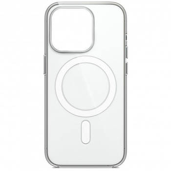 Чохол Silicone Case with MagSafe для Apple iPhone 15 Pro Clear