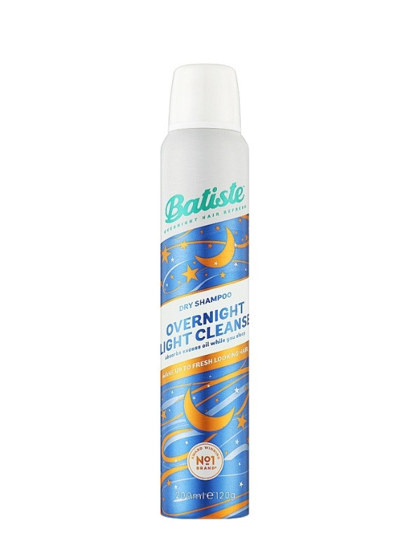 Сухий шампунь Batiste Overnight Light Cleanse Dry Shampoo 200ml