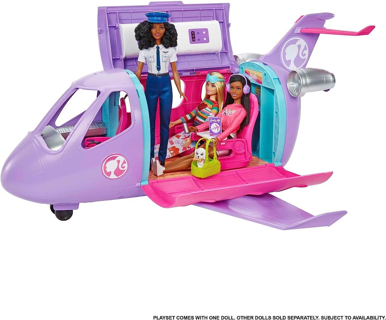 Ігровий набір Барбі літак із пілотом Mattel Barbie Airplane Adventures HCD49