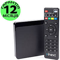 Приставка Смарт ТВ iNeXT TV5 Ultra, медіаплеєр на андроїд, smart tv бокс для телевізора