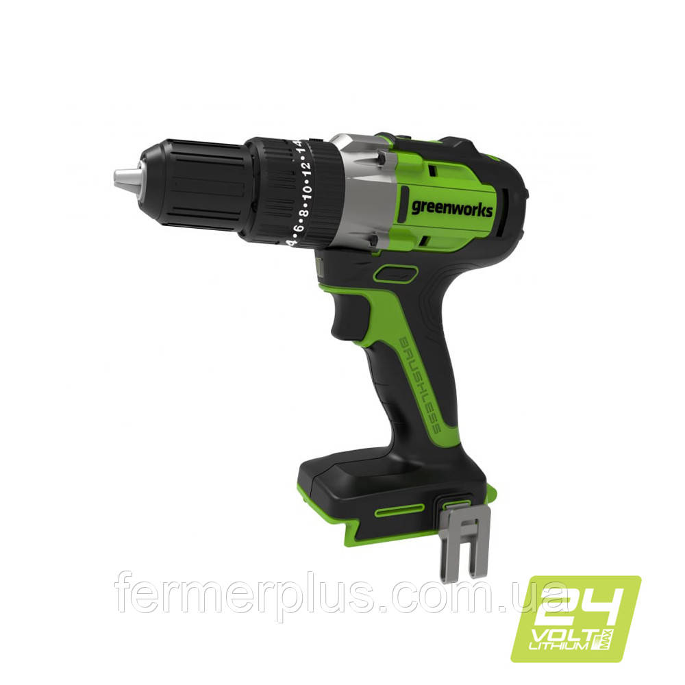 Дриль-шуруповерт  акумуляторний Greenworks GD24DD35