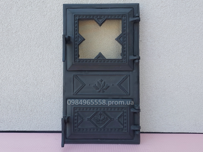 Купить Дверца топочная спареная для печи и камина чугунная с ...