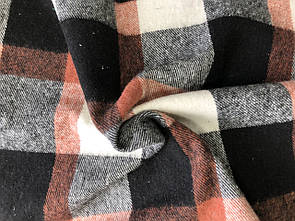 Байка сорочкова Карта Біло-чорна з жовтогарячим