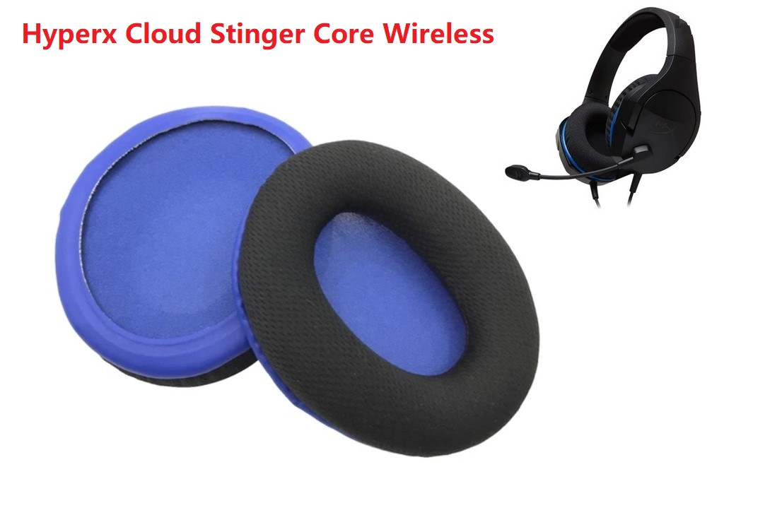 Амбушури Kingston HyperX Cloud Stinger Core wireless 7.1 HyperX Cloud Stinger Core PC HX-HSCSC2-BK WW Тканинні, фото 1