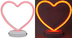 Нічник настільний світлодіодний Led Серце