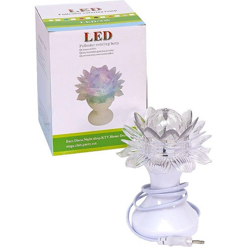 Світильник куля обертається Квітка Led, фото 1