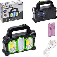 Ліхтар ручний на сонячній батареї та з Powerbank