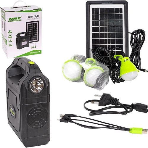 Портативна сонячна станція ліхтар, павербанк, фото 1