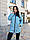 Куртка жіноча демісезонна стьобана розміри 42-56 (5 кв) "NOBILITAS" недорого від прямого постачальника, фото 3