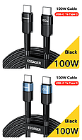 Essager 100W, кабель Essager 100w, дата кабель essager 100 ват PD E-Marker 1метр 2метра