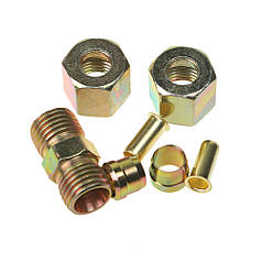 Ремкомплект для з'єднання ПВХ гальмівних трубок ф 8 (метал) з 7 найменувань ФТ8