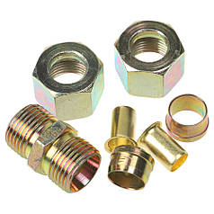 Ремкомплект для з'єднання ПВХ гальмівних трубок ф12 (метал) з 7 найменувань ФТ12