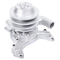 Насос водяний ЗІЛ-130 (чавун) в зборі зі шківом та фітингами (в-во S.I.L.A. AC) 130-1307010