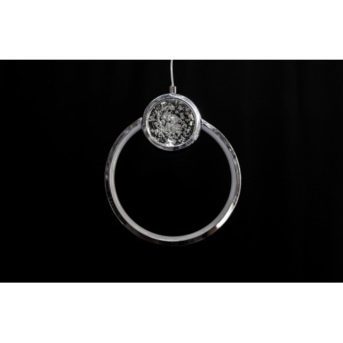 Підвісний декоративний світильник 2414-1 CH, фото 1