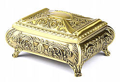 Металева скринька для прикрас Маркіза Золота
