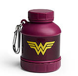 Таблетниця Smartshake Whey2Go Funnel Pillbox 110ml DC Wonderwoman, фото 2