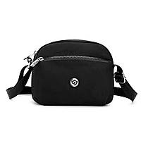 Женская сумка кросс-боди текстильная LVL 25495 черная
