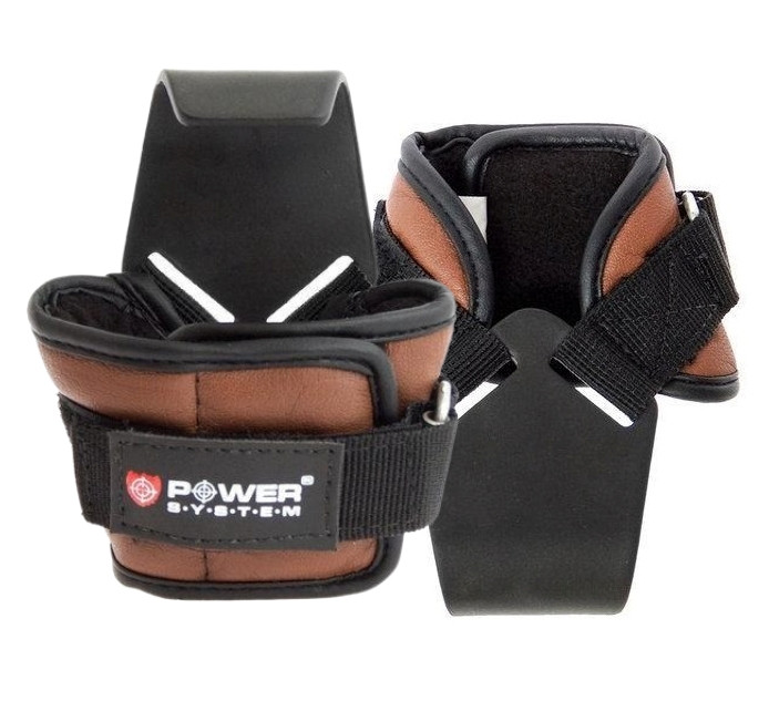 Гаки для тяги на зап'ястя Power System PS-3300 Hooks Brown L, фото 1