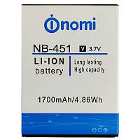 Аккумулятор Nomi i451 Twist, NB-451 (1700 mAh)