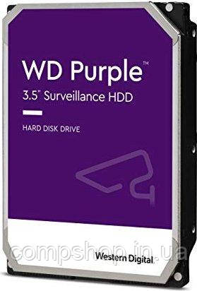 Жорсткий диск 3.5" 4TB Western Digital WD Purple (SATA 6Gb/s, 256MB, 5400rpm) (WD43PURZ) (код 137298), фото 1