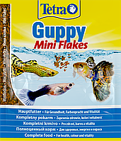 Корм Tetra Mini Guppy для рыбок гуппи, 12 г (хлопья) b