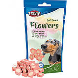 Вітамінізовані ласощі Trixie Flowers для собак, з ягням та куркою, 75 г, фото 3