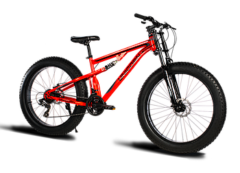 Гірський велосипед Unicorn Godzilla Fat-Bike 26 > Рама 17 Червоний