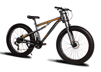 Гірський велосипед Unicorn Godzilla Fat-Bike 26 > Рама 17 Серо- оранжевий