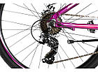 Гірський велосипед 24 дюйми 13 рама Crosser P6-2 Пурпурний, фото 9