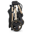 Коляска прогулянкова дитяча з москітною сіткою та дощовик El Camino DYNAMIC PRO ME 1053G Special Black Чорний, фото 10