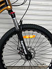 Гірський Алюмінієвий Велосипед TopRider 24 дюймів 680 рами розмір 14″ Золотий, фото 6