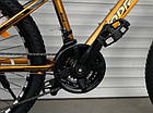 Гірський Алюмінієвий Велосипед TopRider 24 дюймів 680 рами розмір 14″ Золотий, фото 7