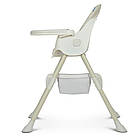 Дитячий пластиковий стільчик для годування зі столиком Bambi M 4136-2 Ice Gray Сірий, фото 4