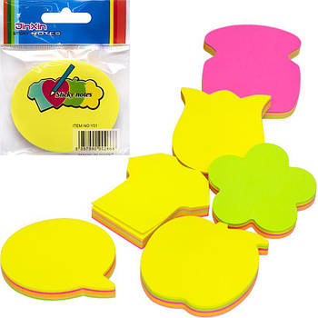 Папір для нотаток Y01 "стІк фігурний" 70*70мм 100 аркушів